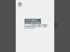 CYW11Y ユニバーサル液体レベルトランスミッター レベル範囲 0-0.5-50mH2O レベル測定